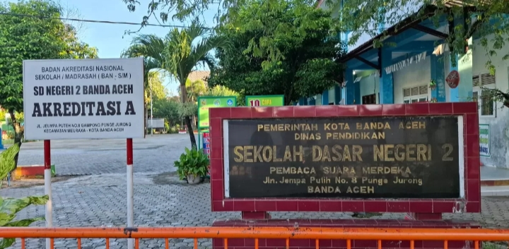 ikon pendidikan sekolah dasar yang ada di Gampong Punge Jurong.